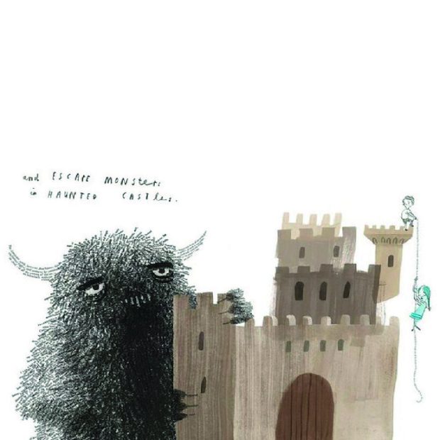 Ilustración de Sam Winston para el libro “Child of Books” de Oliver Jeffers Reflexión de la poeta Mary Oliver